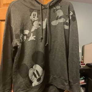 Gray Mickey Mouse Sweatshirt- worn once!